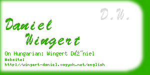 daniel wingert business card